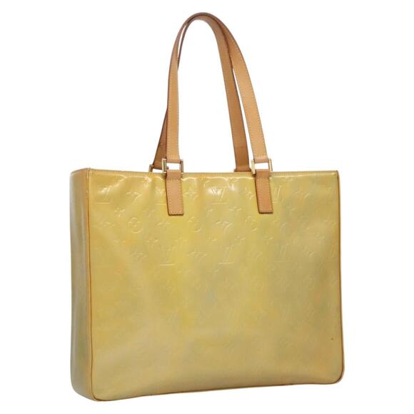 LOUIS VUITTON Monogram Vernis Columbus Tote Bag Gris M91028 - Picture 1 of 16